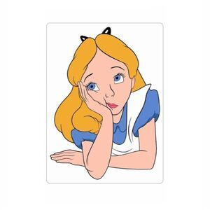 Bored Alice in Wonderland  Magnet